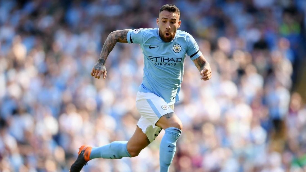 Pemain Manchester City, Nicolas Otamendi. (Foto: Laurence Griffiths/Getty Images)