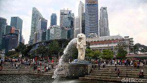 Terpesona Keindahan Merlion Park di Singapura