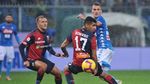Napoli Taklukkan Genoa di Laga yang Sempat Dihentikan Hujan