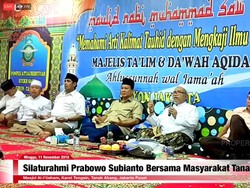 Prabowo Silaturahmi dengan Warga Tanah Abang