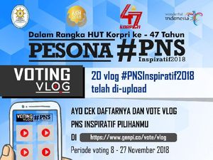 Dukung Vlog PNS Favorit, Voters Bisa Dapat Hadiah