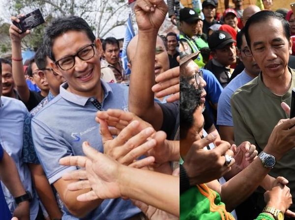 Foto: Sama-sama ke Pasar Hari Ini, Ini Beda Gaya Jokowi dan Sandiaga