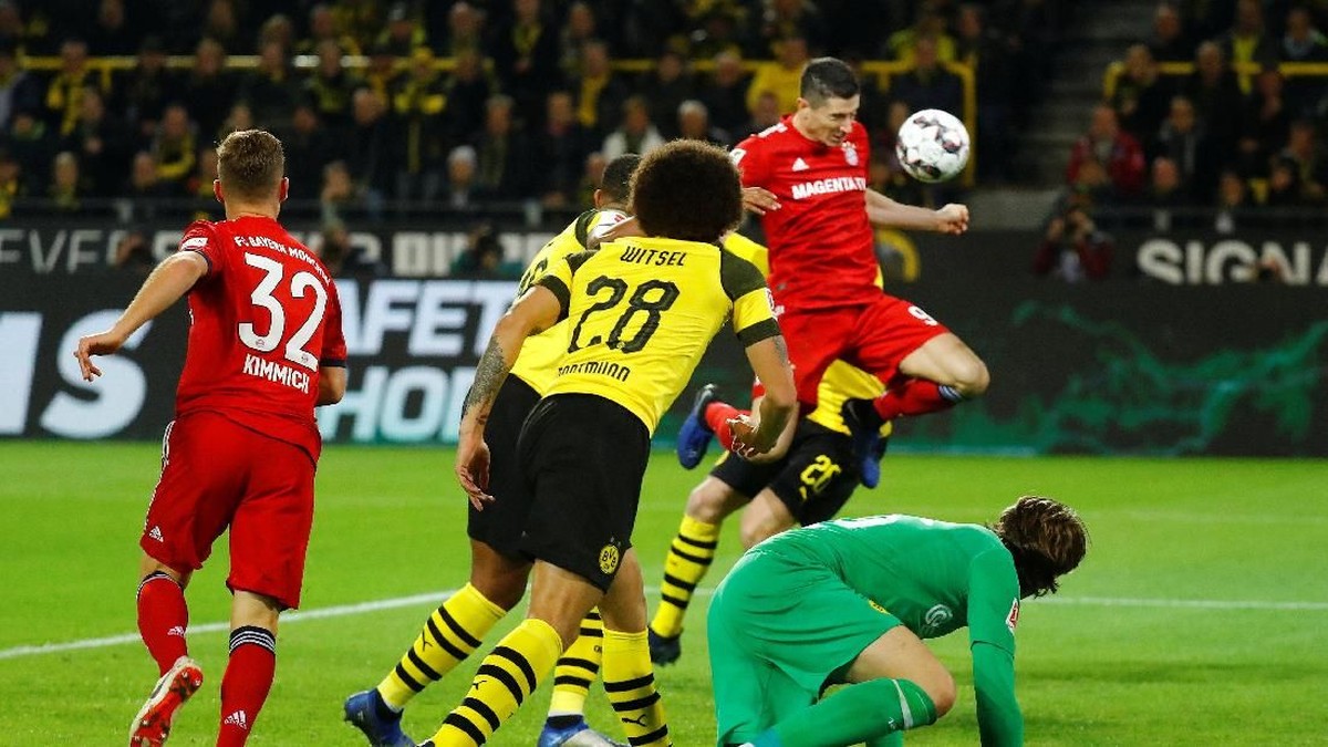 Berikut delapan fakta terkait duel Borussia Dortmund vs Bayern Munich (Foto: REUTERS/Kai Pfaffenbac)
