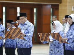 Pesan Mentan saat Lantik Pejabat Eselon II: Optimalkan Lahan Rawa