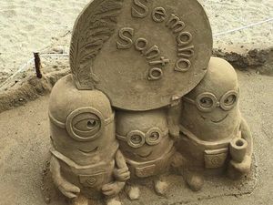 Potret Karya Seni dari Pasir yang Memukau