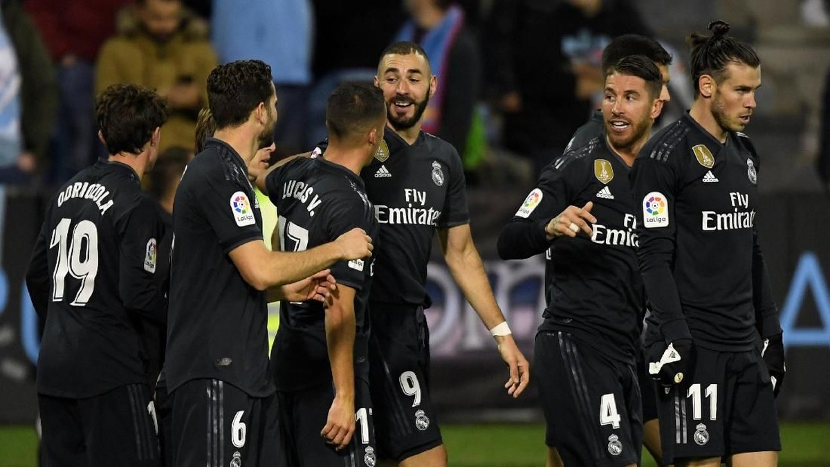 Real Madrid mengalahkan Celta Vigo 4-2 di Balaidos. (Foto: Eloy Alonso/Reuters)