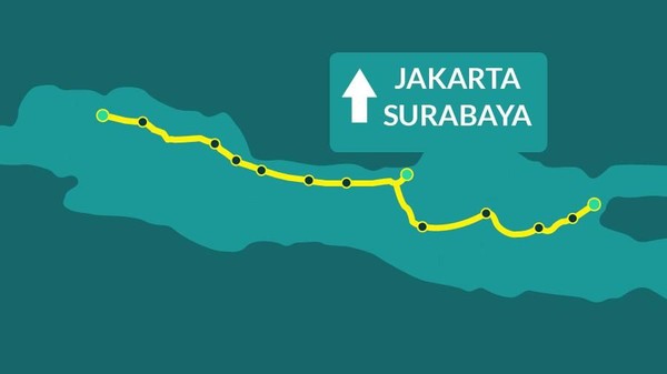 Cargo darat Jakarta-Surabaya