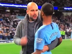 Momen Cekcok Guardiola dan Sterling