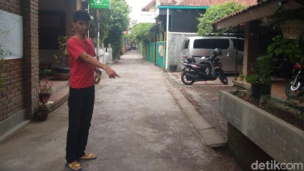 Lokasi begal payudara di Yogyakarta yang terjadi pada November 2018.