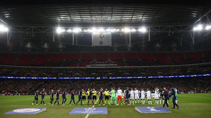 Tottenham Hotspur pakai Wembley hingga akhir musim (David Klein/REUTERS) Tottenham Hotspur pakai Wembley hingga akhir musim (David Klein/REUTERS)