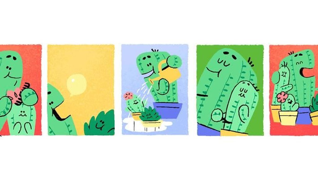 Lucunya Google Doodle Hari Ayah dari Tahun ke Tahun