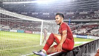 Andik keluar sebagai man of the match di laga ini. (Foto: Pradita Utama/detikcom)