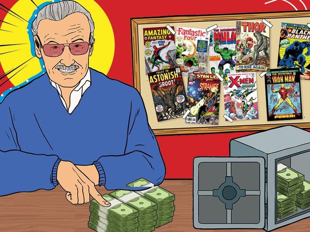 Karya dan Harta Stan Lee si Legenda Marvel