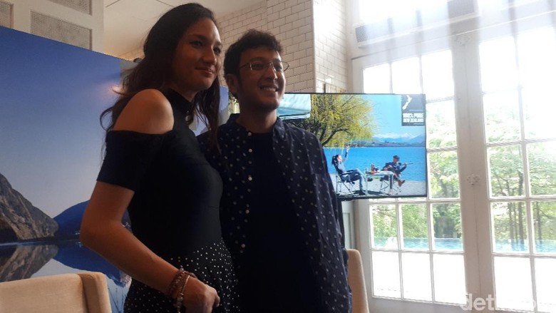 Dimas Anggara & Nadine Chandrawinata (Shinta/detikTravel) Dimas Anggara & Nadine Chandrawinata (Shinta/detikTravel)