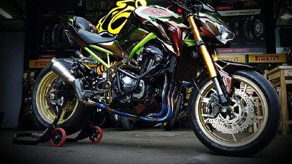 Modifikasi Moge ala Bunglon, Habis Rp 150 Juta!