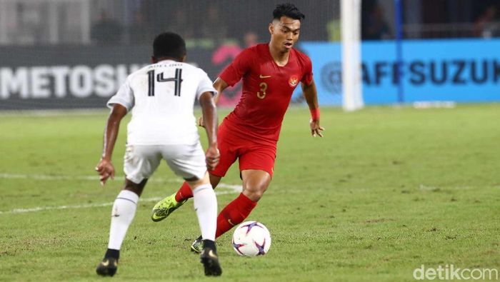 Alfath Fathier mencetak gol di laga debut kompetitifnya bersama Timnas Indonesia. (Foto: Pradita Utama/detikcom) Alfath Fathier mencetak gol di laga debut kompetitifnya bersama Timnas Indonesia. (Foto: Pradita Utama/detikcom)