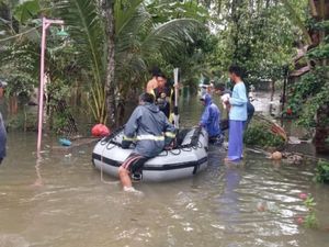 1.200 Jiwa Terdampak Banjir Luapan Sungai Cikidang Pangandaran 1.200 Jiwa Terdampak Banjir Luapan Sungai Cikidang Pangandaran
