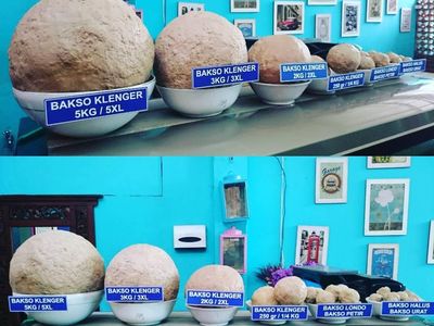 Dijamin Mantap! Makan Bakso Seberat 20 Kg hingga 45 Kg di Bakso Klenger