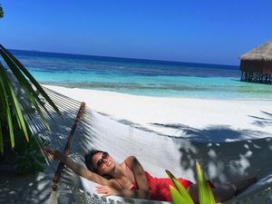 Foto: Liburan ke Pantai Ala Supermodel Berharta Rp 874 Miliar Foto: Liburan ke Pantai Ala Supermodel Berharta Rp 874 Miliar