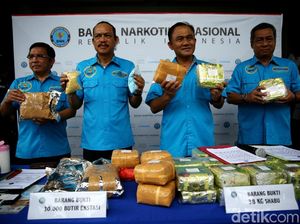 BNN Gagalkan Penyelundupan 30.000 Butir Ekstasi dan 38 Kg Sabu