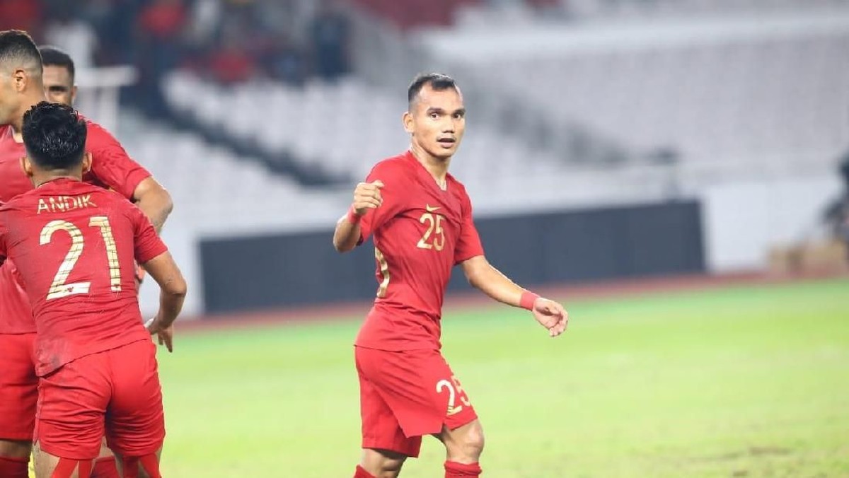 Riko Simanjuntak bermain cemerlang saat Indonesia menang 3-1 atas Timor Leste. (Foto: Pradita Utama/detikcom)