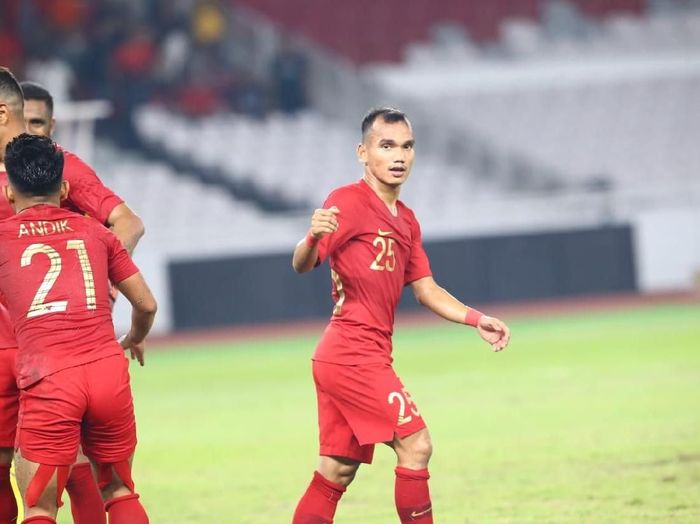 Pemain timnas Indonesia, Riko Simanjuntak. (Foto: Pradita Utama/detikcom) Pemain timnas Indonesia, Riko Simanjuntak. (Foto: Pradita Utama/detikcom)