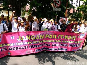 Mantan Karyawan Merpati Tuntut Perusahaan Beroperasi Kembali