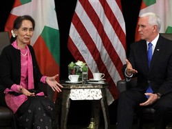 Wapres AS ke Suu Kyi: Kekerasan pada Rohingya Tak Bisa Dibenarkan