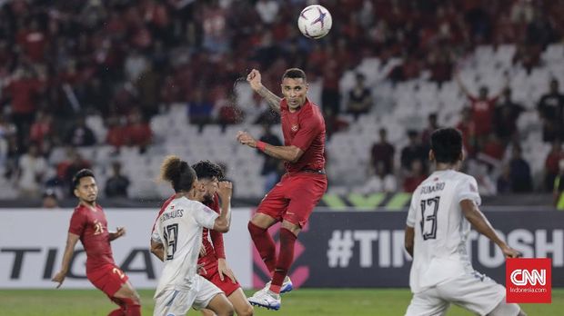 Beto Goncalves menyumbang satu gol untuk Timnas Indonesia di laga lawan Timor Leste.