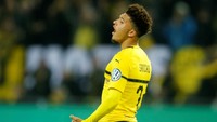 Jadon Sancho disebut-sebut menjadi bintang masa depan Inggris. Winger berusia 19 tahun ini sudah menjadi pemain inti Borussia Dortmund, dengan musim ini tampil sebanyak 42 kali dan mencetak 12 gol serta 19 assist. (Foto: Leon Kuegeler/Reuters)