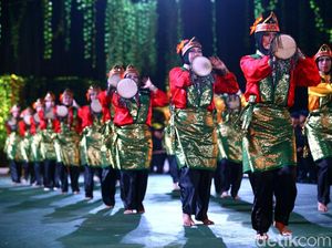 Atraksi Kesenian Meriahkan HUT Brimob ke-73