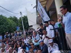 Berjumpa Sandiaga, Buruh Karawang Curhat Biaya Sekolah Mahal