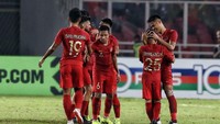 Indonesia sempat tertinggal duluan dari Timor Leste, namun pada akhirnya menutuk laga dengan kemenangan. (Foto: Pradita Utama/detikcom)