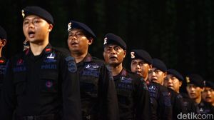 Brimob Peringati HUT Ke-73 dengan Sederhana