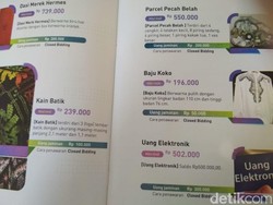 Kemenkeu Lelang Barang Gratifikasi: Voucher hingga Dasi Hermes