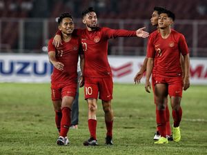 Selebrasi Kemenangan Indonesia atas Timor Leste