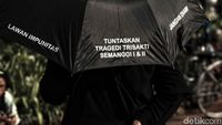 Aksi Kamisan ke-562 Tuntut Tuntaskan Tragedi Trisakti dan Semanggi