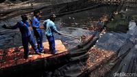 Potret Pembongkaran Waring Topeng Kali Item