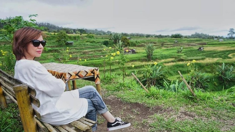 Najwa Shihab di Nagari Pariangan (najwashihab/Instagram) Najwa Shihab di Nagari Pariangan (najwashihab/Instagram)