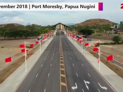 Melihat Jalan Mulus di Papua Nugini Buatan China