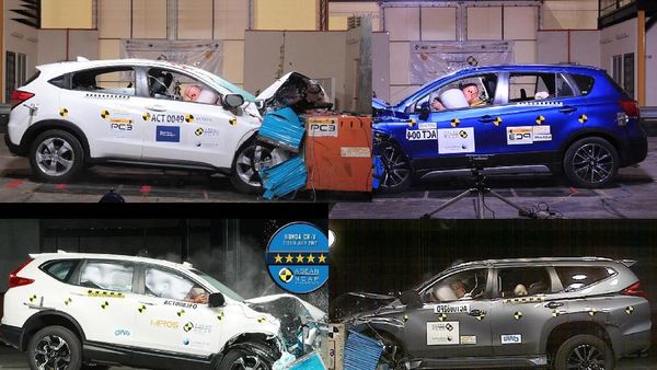 Penampakan Crash Test Mobil-mobil SUV di Indonesia
