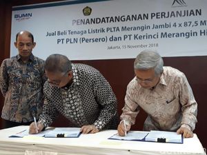 Perusahaan Keluarga JK Kontrak Jual Beli Listrik dengan PLN