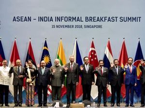 Jokowi Dorong Peningkatan Kerja Sama Maritim ASEAN-India