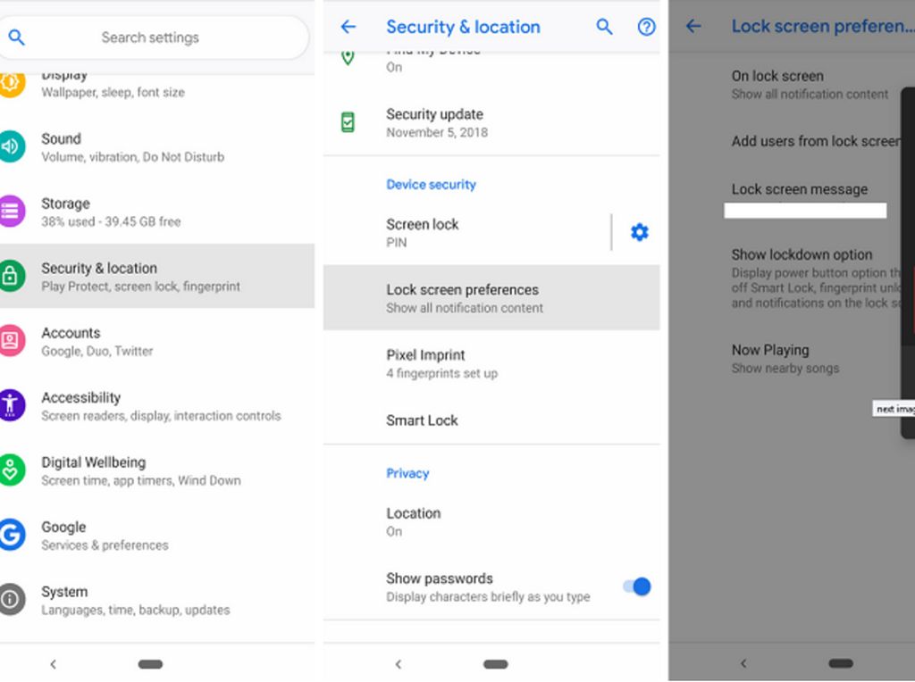 Android Pie Punya Mode Lockdown, Apa Gunanya? Android Pie Punya Mode Lockdown, Apa Gunanya?