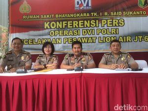 Bertambah 3 Orang, Total 92 Korban Lion Air Teridentifikasi Bertambah 3 Orang, Total 92 Korban Lion Air Teridentifikasi