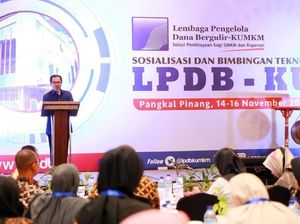 Kucurkan Bunga Ringan, LPDB Ajak KUMKM Babel Kembangkan Usaha