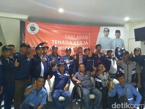 Buruh Bongkar Muat Tanjung Priok Dukung Jokowi-Maruf Amin