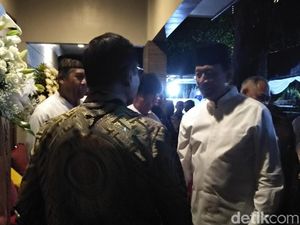 Cucu Meninggal, Wiranto Tiba di Rumah Duka