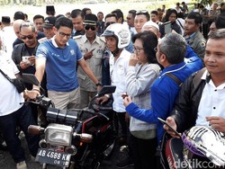 Usai Blusukan ke Pasar, Sandiaga Temui Komunitas RX King di Sleman