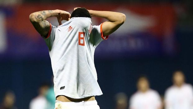 Spanyol kalah lewat gol injury time Kroasia.